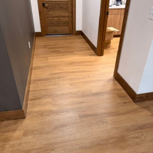 hallway wood look floors
